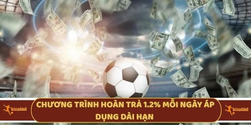Chương trình hoàn trả 1.2% mỗi ngày áp dụng dài hạn