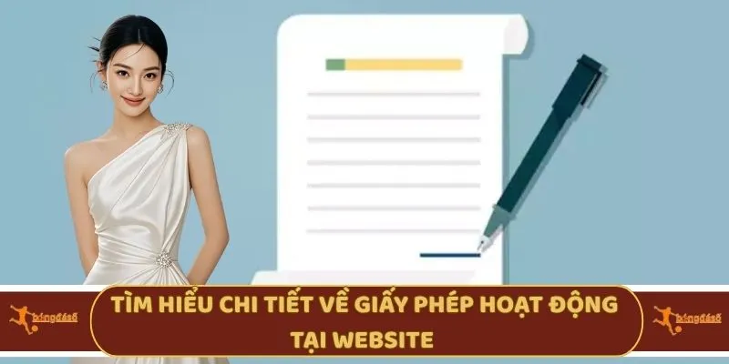 Tìm hiểu chi tiết về giấy phép hoạt động tại website